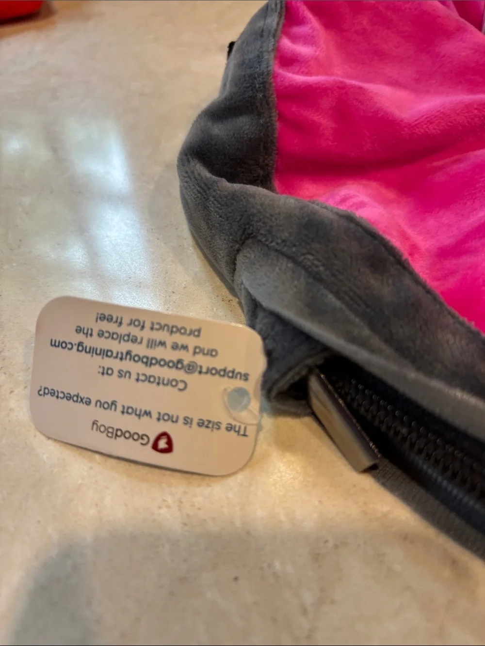 Pink & Gray Dog Recovery E-Collar